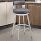 Blue River Flynn 30" Swivel Bar Stool in Silver, , large