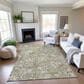 Dalyn Rug Company Silk Road Aloe, Fern, Taupe, Ivory and Copper 10" x 14" Area Rug, , large