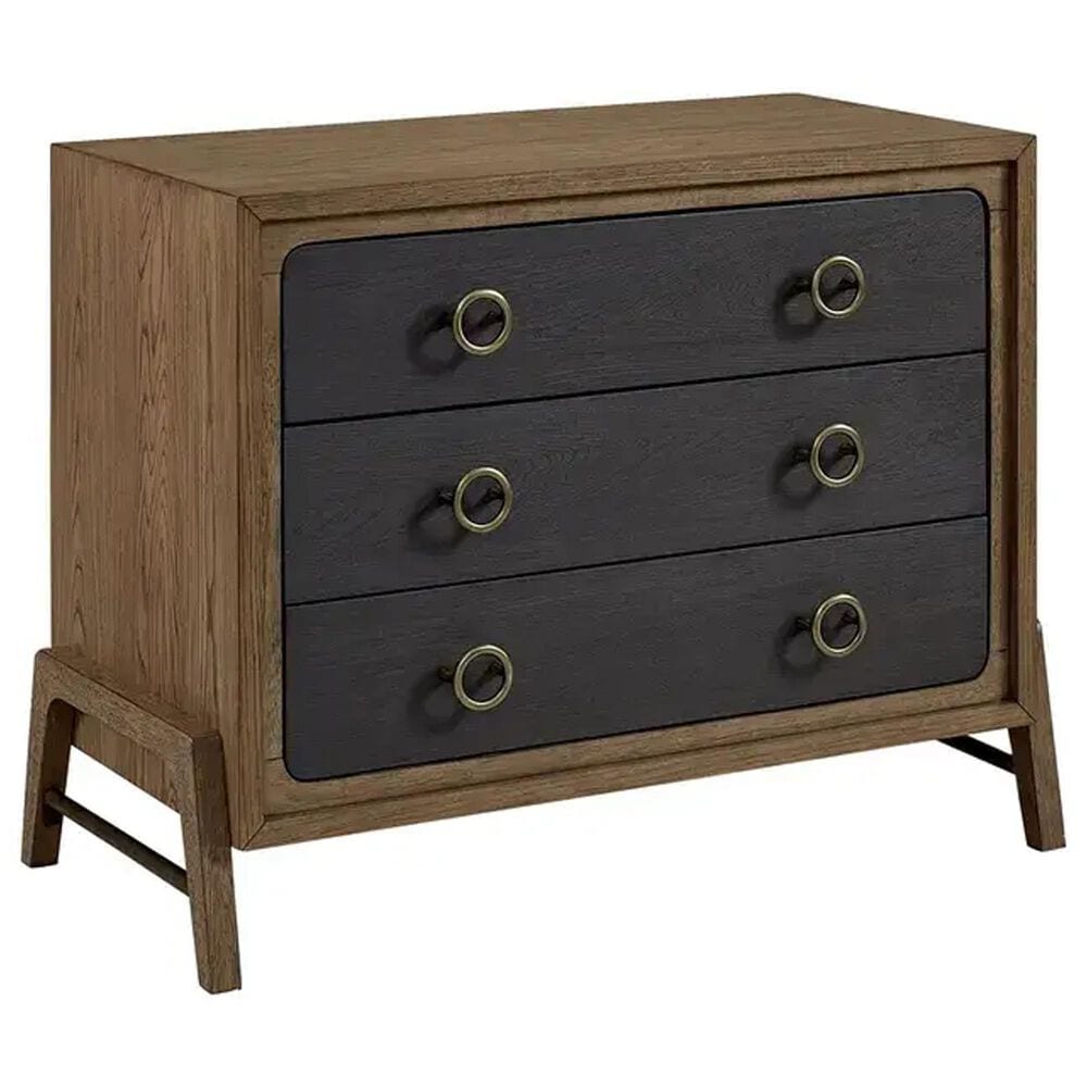 Sterling Timber Elure 3 Drawer Bachelor Chest in Peppercorn and Latte, , large