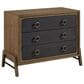 Sterling Timber Elure 3 Drawer Bachelor Chest in Peppercorn and Latte, , large