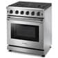 Thor Kitchen 30" Freestanding Professional Gas Range with Storage Drawer in Stainless Steel, , large