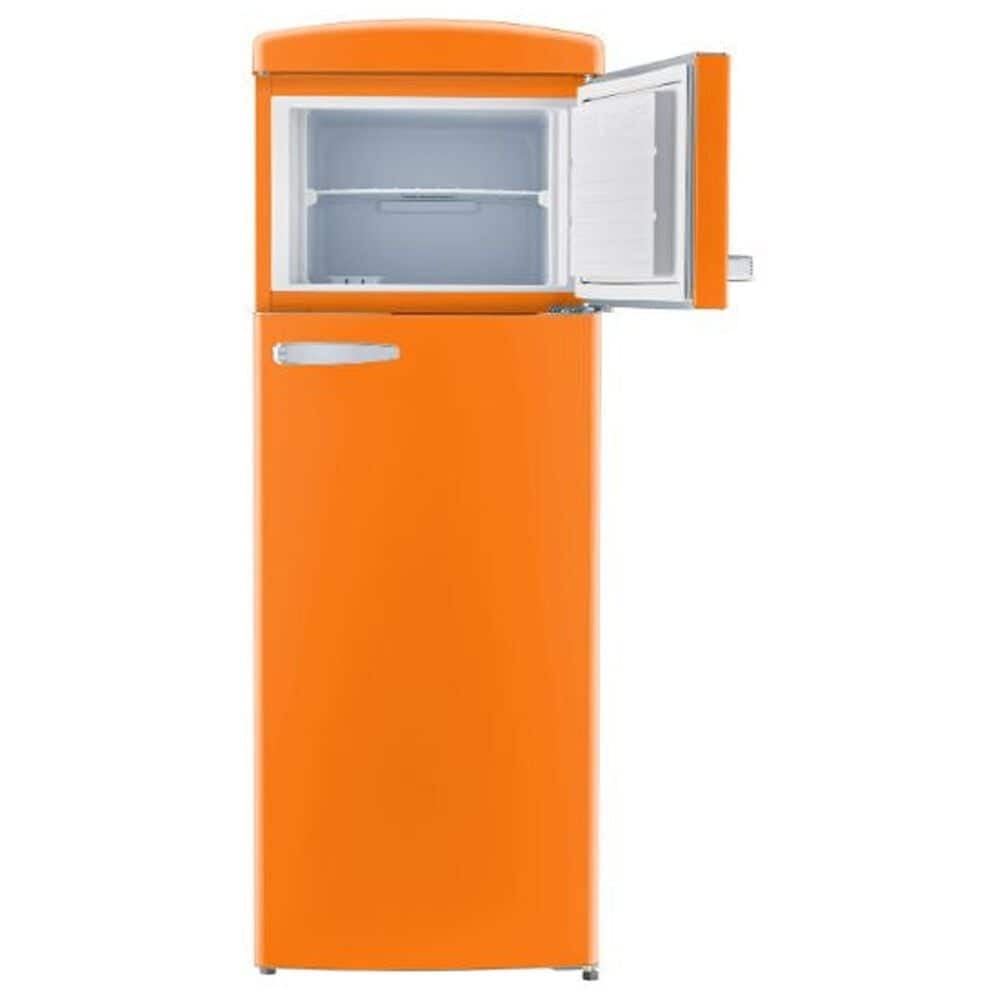 Unique Appliances Classic Retro 7.5 Cu. Ft. Top Freezer Refrigerator in Creamsicle Orange, , large