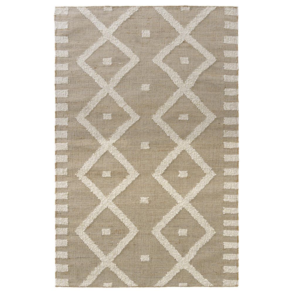 L&amp;R Resources Geoblend Beige and Natural 9' x 12' Area Rug, , large