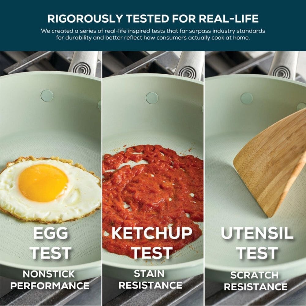 Circulon 10-Piece Ceramic Nonstick Cookware Set in Sage, , large