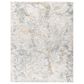 Surya Dresden DRE-2317 White, Medium Gray, Light Slate, Gray, Denim and Mustard 9" x 12"2" Area Rug, , large