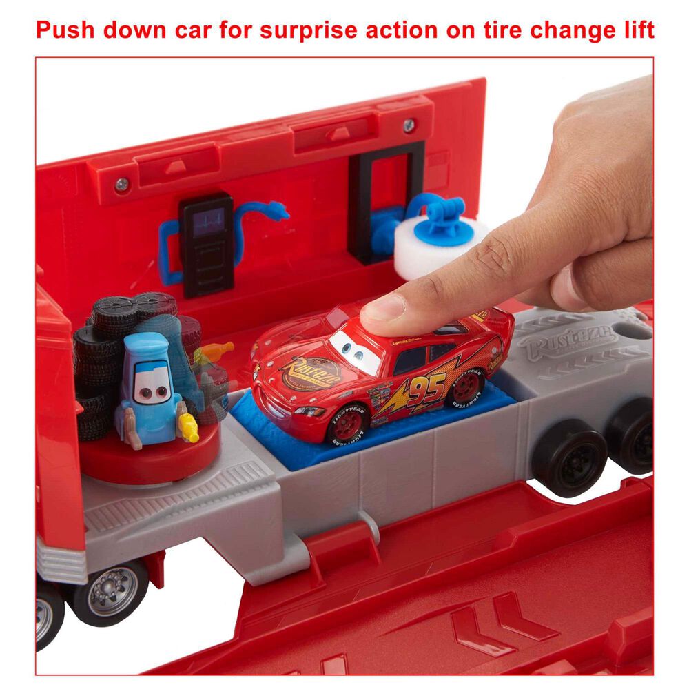 Disney Cars Transforming Mack Playset in Red, , large