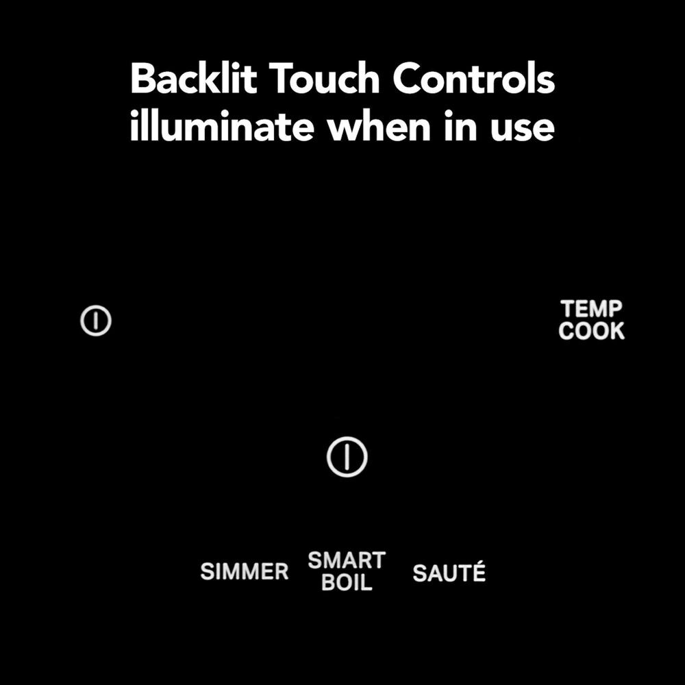 KitchenAid 30&quot; Induction Cooktop with 5 Cooking Zones in Black and Stainless Steel, , large