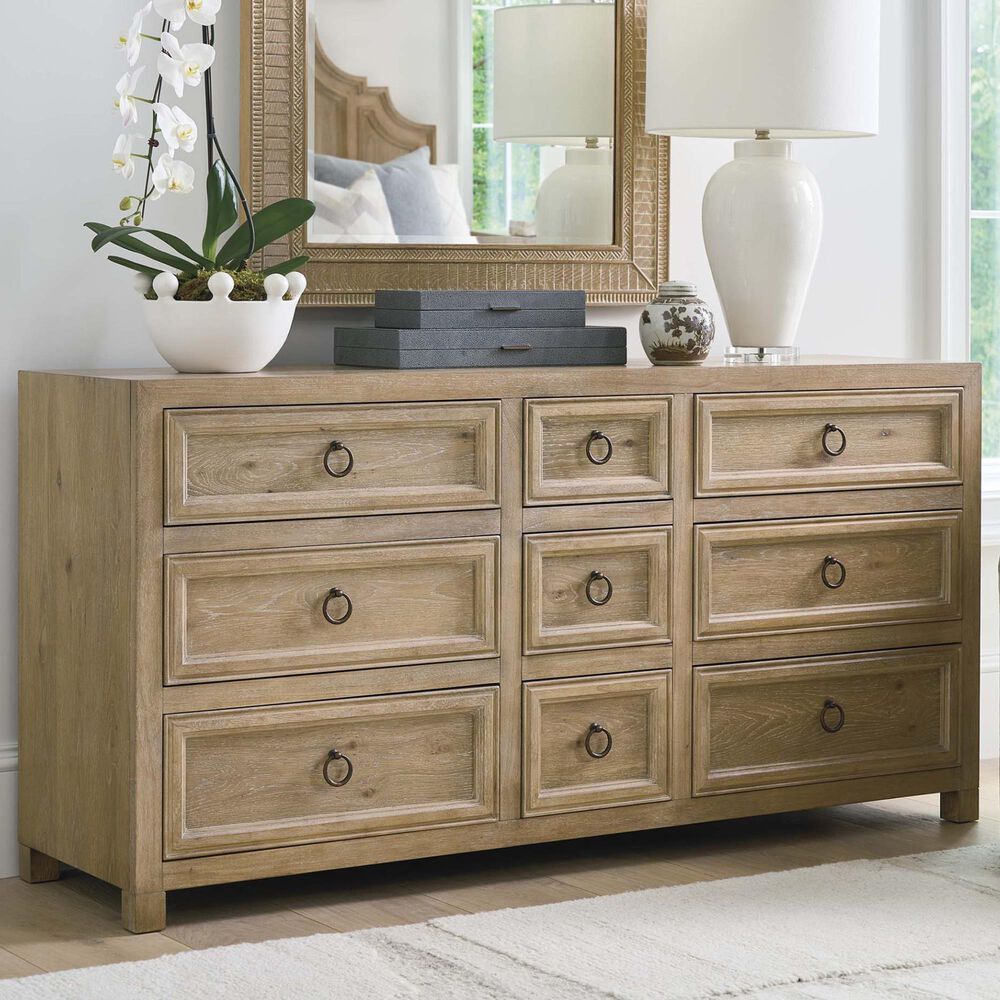 Lexington Home Brands Montecito Hillcrest 9-Drawer Dresser in Chaparral, , large