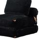 HOMLUX Convertible Sleeper Chair with Pillow and Back Support in Black, , large