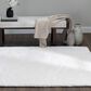Central Oriental Belgian White 5" x 7" Area Rug, , large