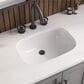 Kohler Quo 48" Single Bathroom Vanity in Mohair Grey with 3 cm Pure White Quartz Top and Oval Sink, , large