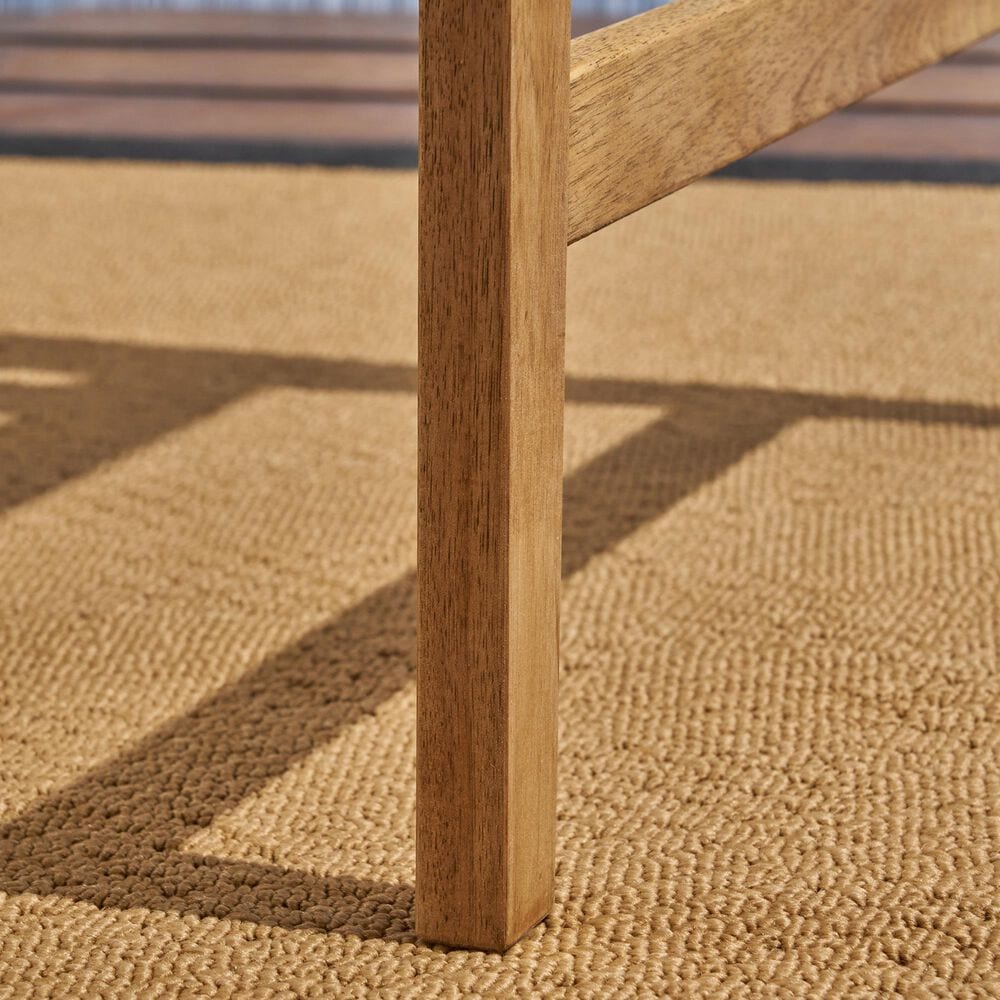 Hearth and Haven Outdoor Adirondack Dining Chair in Natural (Set of 2), , large