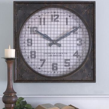 Uttermost Warehouse Wall Clock, , large