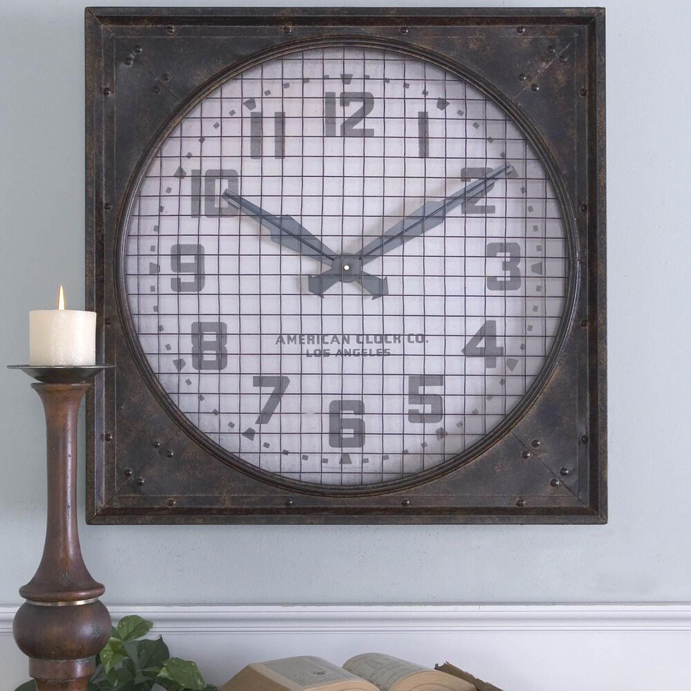 Uttermost Warehouse Wall Clock, , large
