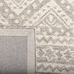 Safavieh Micro-Loop 5" x 8" Dark Gray and Ivory Area Rug, , large