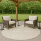 Dalyn Rug Company Soft Essentials Solid Ivory 8" Round Indoor/Outdoor Area Rug, , large