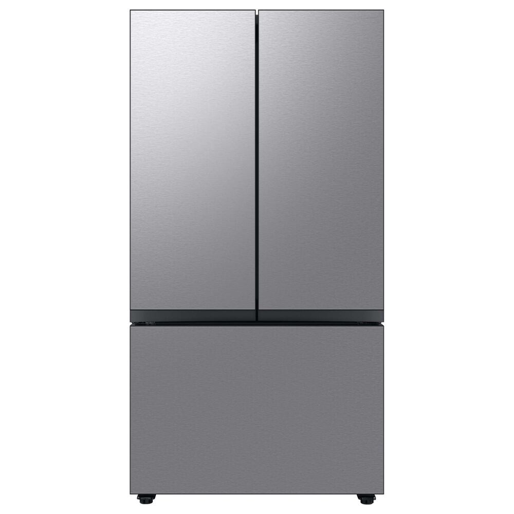 Samsung Bespoke Bespoke 30.1 Cu. Ft. 3-Door French Door Refrigerator - Stainless Steel Panels Included, , large