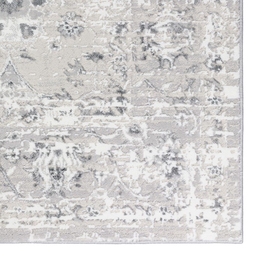 Dalyn Rug Company Rhodes Oriental 5&#39;1&quot; x 7&#39;5&quot; Silver Area Rug, , large
