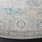 Safavieh Dream DRM408H 6"7" Round Grey and Blue Area Rug, , large