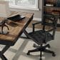 Ashley Wildenauer Home Office Desk in Rich Brown and Warm Satin Black, , large