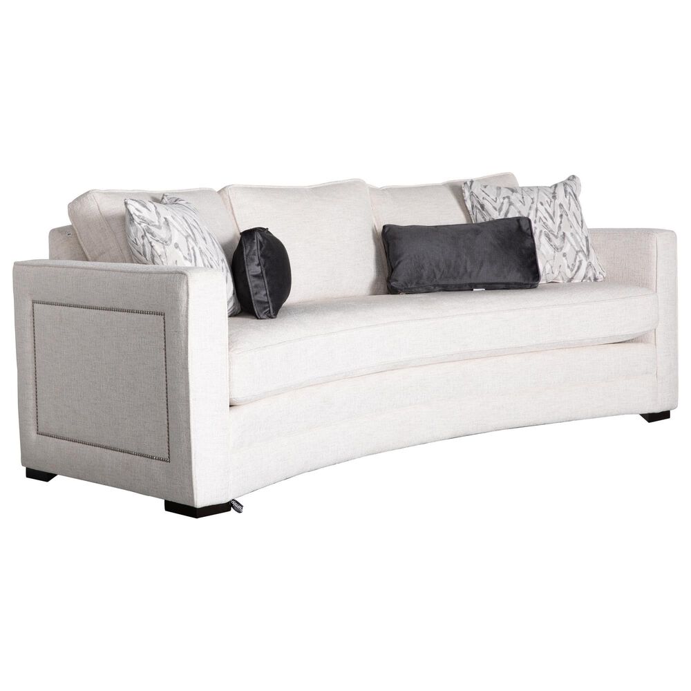 Decor-Rest Furniture Stationary Sofa in Ivory, , large