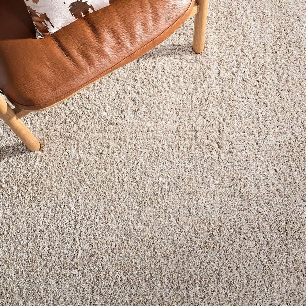 Safavieh August Shag 5&#39;3&quot; x 7&#39;7&quot; Beige Area Rug, , large