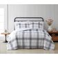 Pem America Cottage Classics Cottage 3-Piece Full/Queen Quilt Set in White and Black, , large