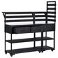 HOMLUX 62.3"" Outdoor Kitchen Island in Black, , large