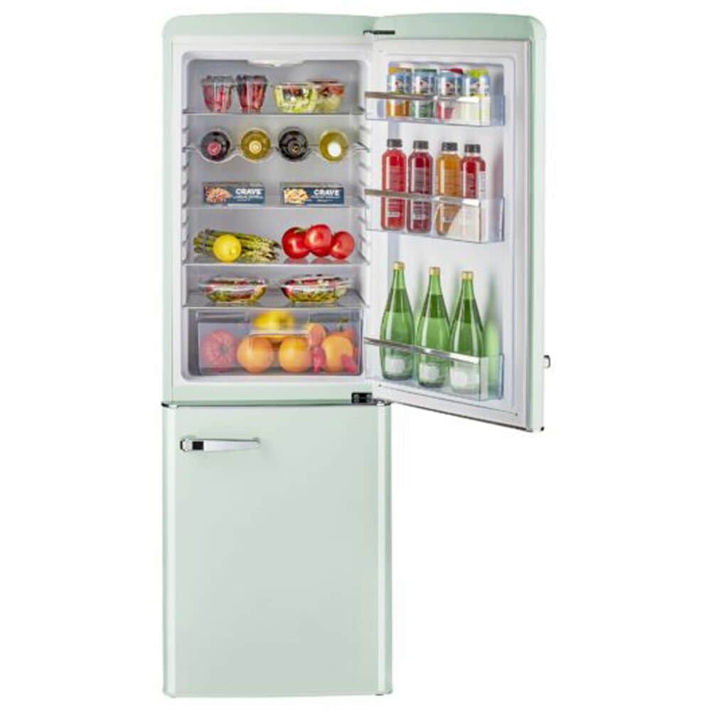 Unique Appliances Classic Retro 7 Cu. Ft. Bottom Freezer Refrigerator in Summer Mint Green, , large