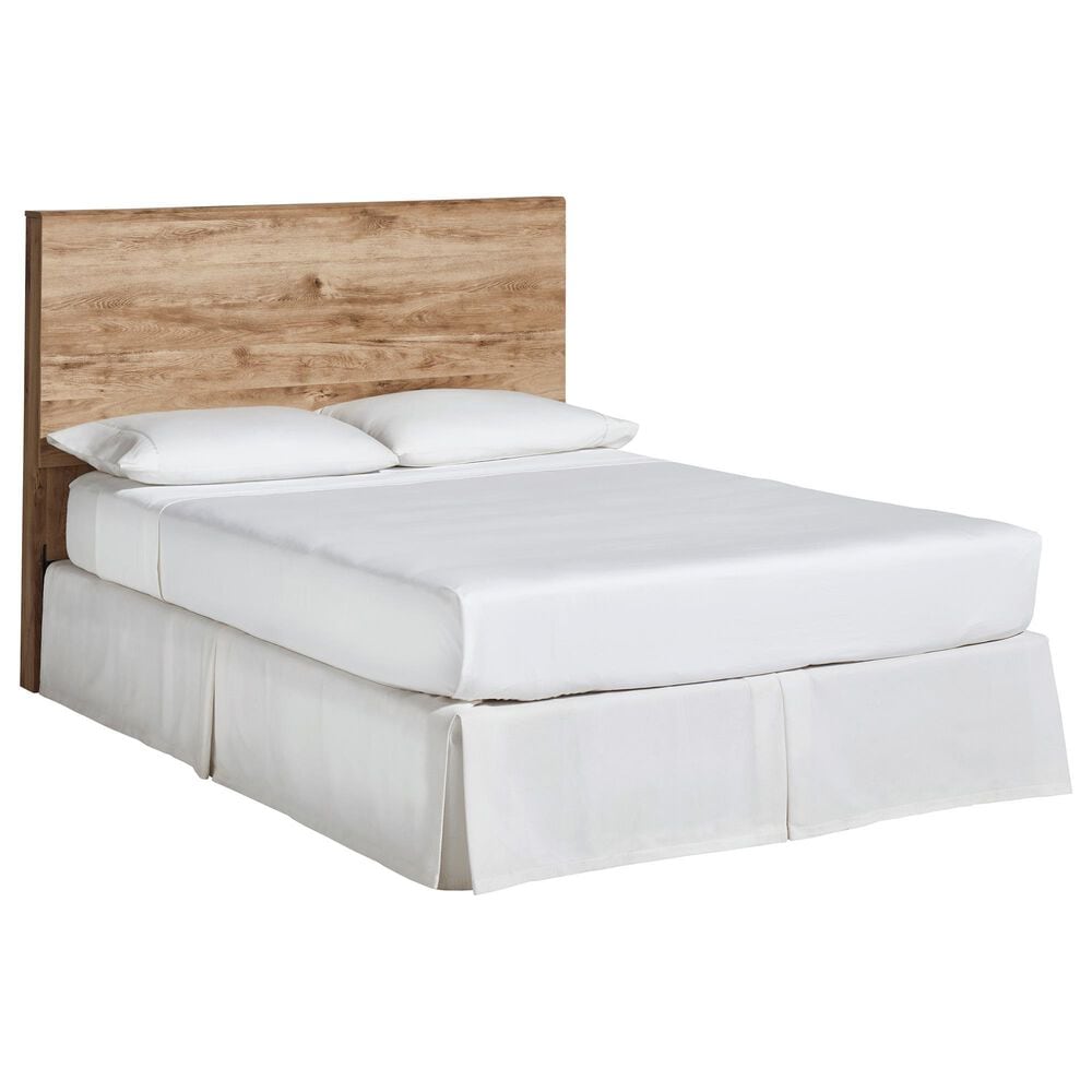 Ashley Hyanna Queen Panel Headboard in Golden Rustic, , large