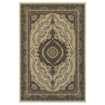 Oriental Weavers Masterpiece 111W 9"10" x 12"10" Ivory Area Rug, , large