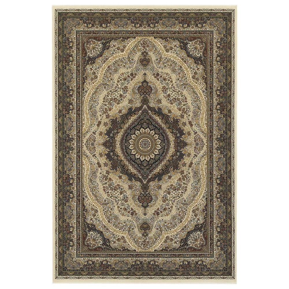 Oriental Weavers Masterpiece 111W 9"10" x 12"10" Ivory Area Rug, , large