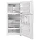 GE Appliances 21.9 Cu. Ft. Top-Freezer Refrigerator with High Gloss Handle in White, , large