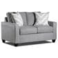 Northwestern Carmine Stationary Loveseat in Gray, , large