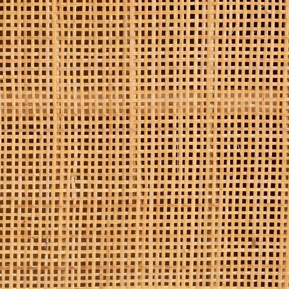 Baxton Studio Ovalet 2-Door Rattan Sideboard in Natural Brown, , large