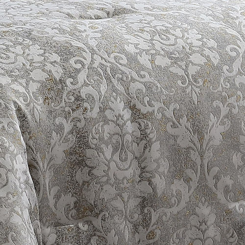 Hallmart Collectibles Lisbon 9-Piece Queen Comforter Set in Gray, , large