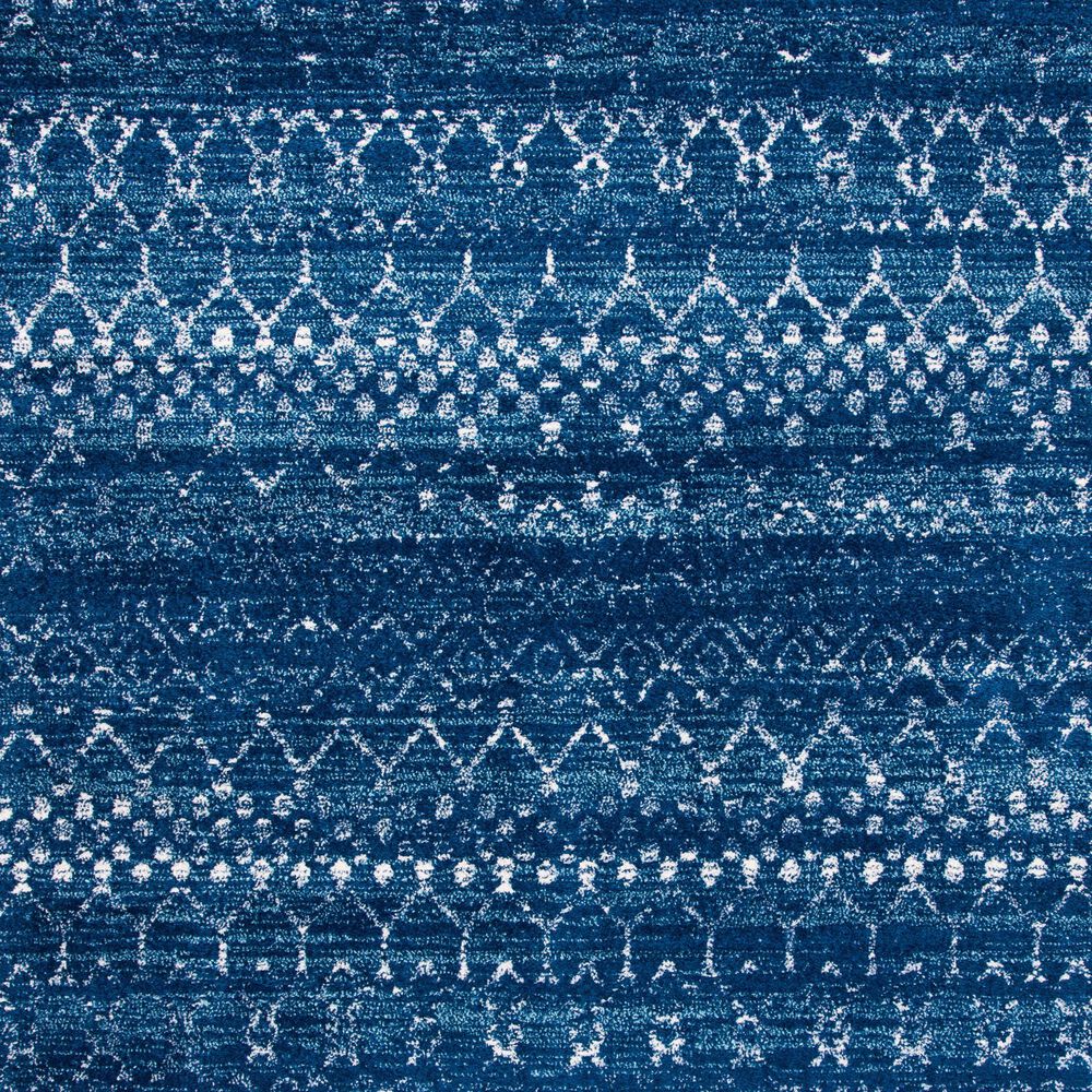 Safavieh Tulum 2&#39; x 8&#39; Blue and Ivory Runner, , large