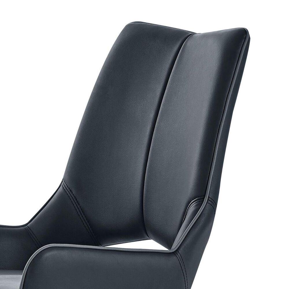 Global Furniture USA Swivel Dining Chair in Black, , large