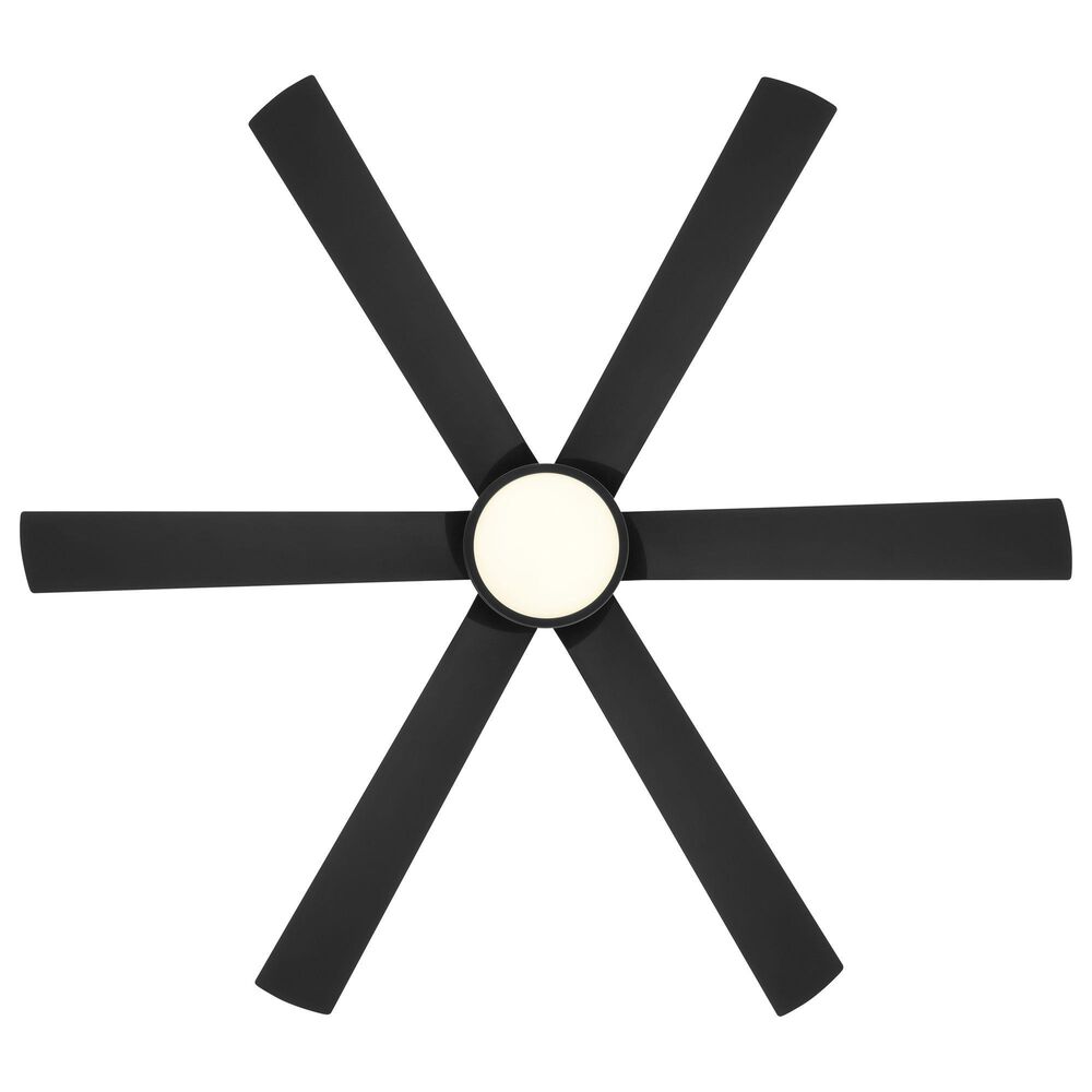 Minka-Aire Cairo 65" Smart Indoor/Outdoor Ceiling Fan with LED Light in Coal, , large