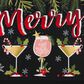 Mohawk Dri-Pro Deluxe Merry Martinis 1"6" x 2"6" Multicolor Door Mat, , large