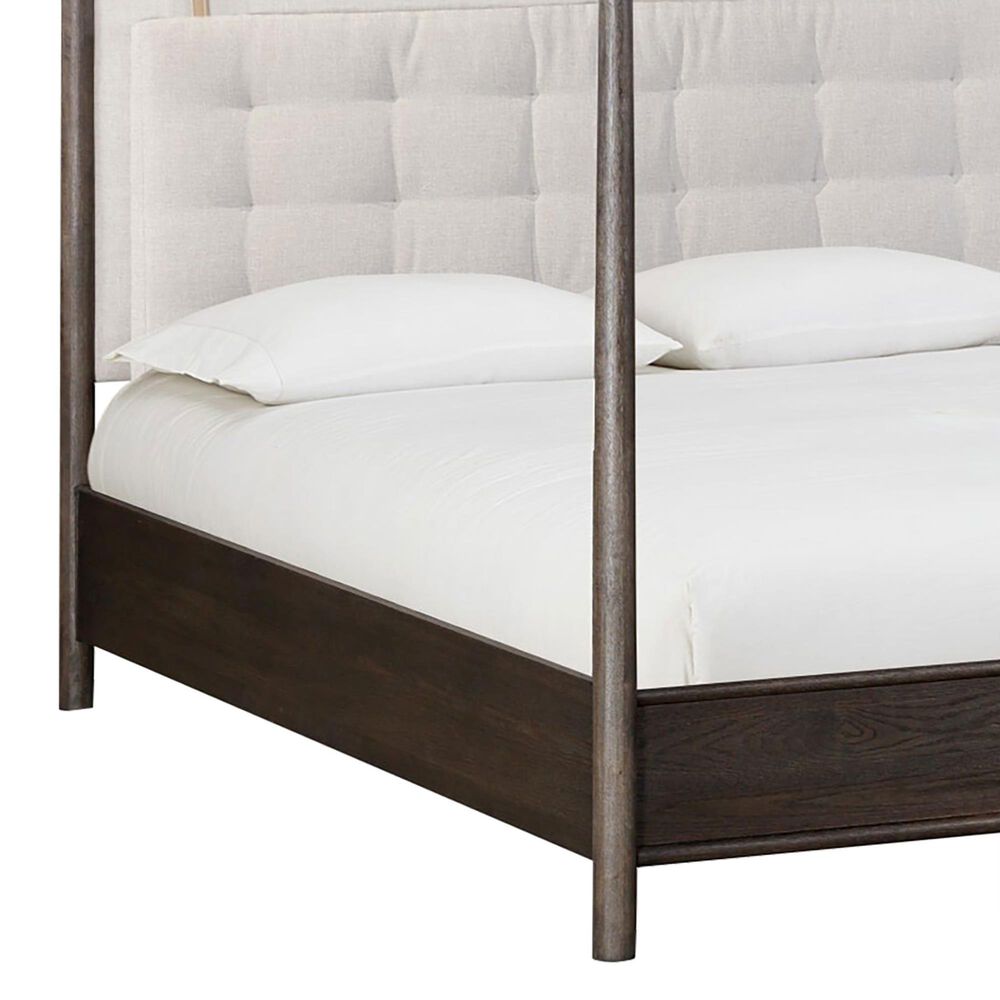 Urban Home Rockport Yin Queen Poster Bed in Yin Brown, , large
