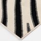 Central Oriental Terrace Tropic Jayla 6"7" x 9"6" White and Black Area Rug, , large