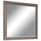 Riva Ridge Modern Loft Rectangular Mirror in Greystone, , large