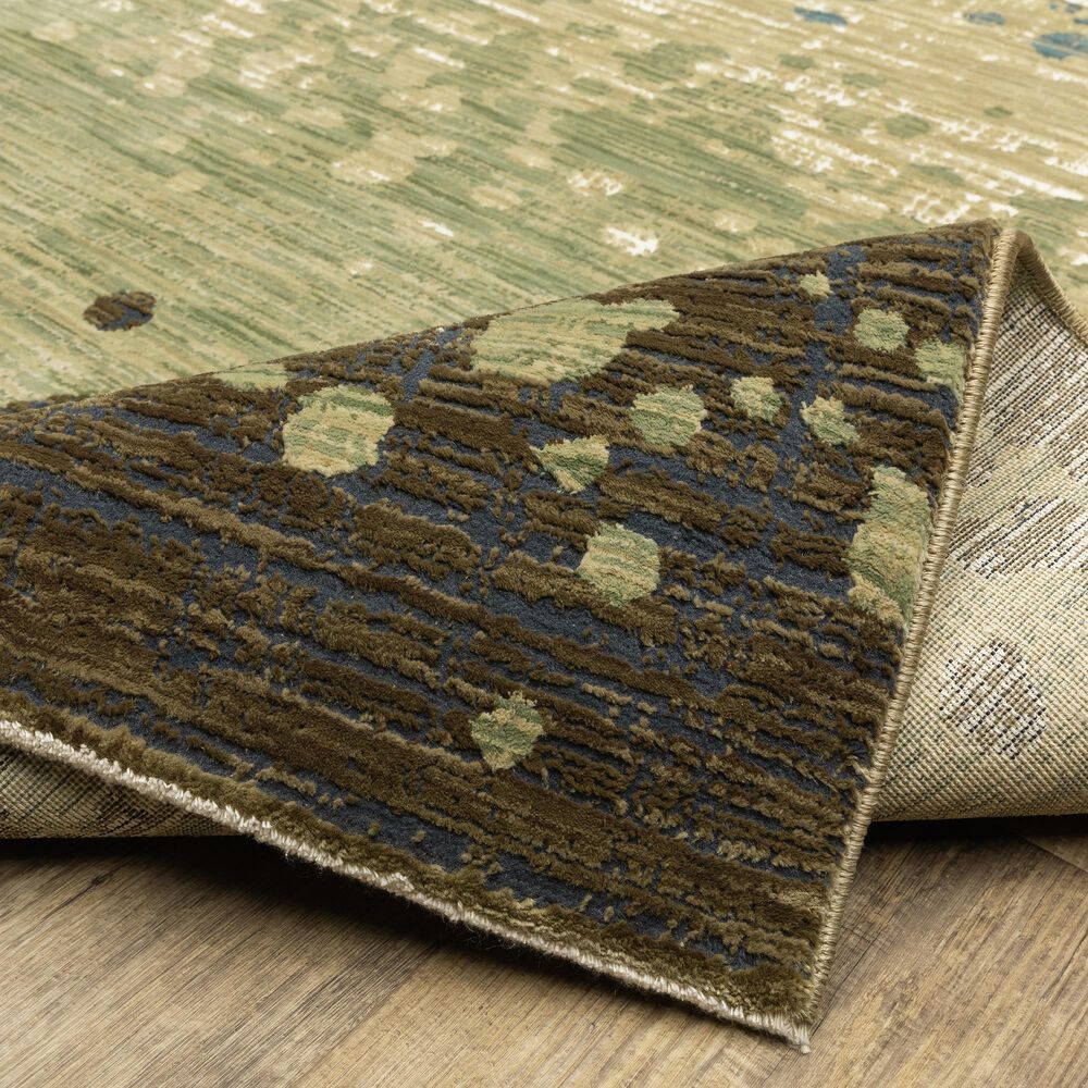 Oriental Weavers Reed 6&#39;7&quot; x 9&#39;6&quot; Blue and Brown Area Rug, , large