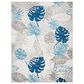 Safavieh Cabana CBN831F 9" x 12" Grey and Blue Indoor/Outdoor Area Performance Rug, , large