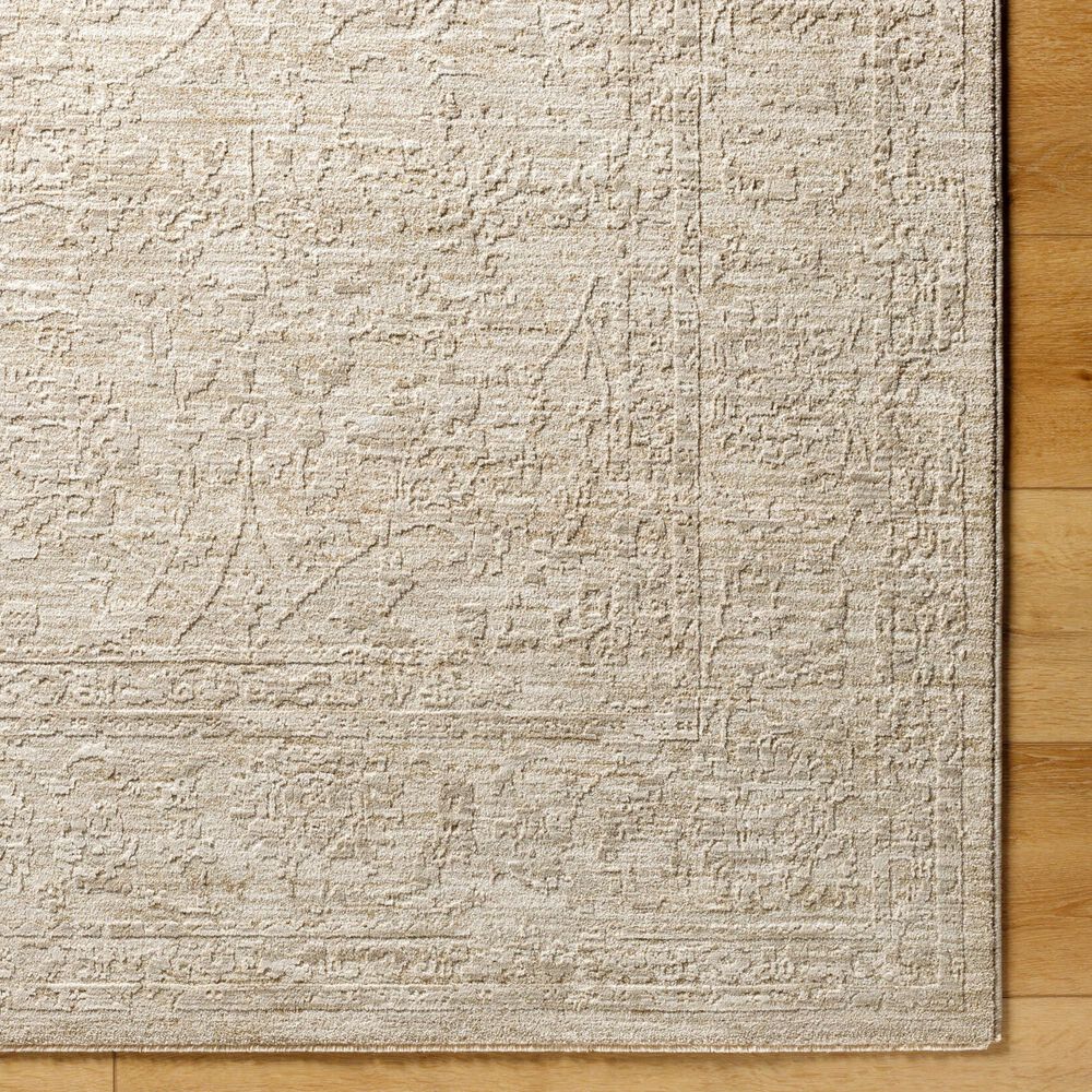Surya Masterpiece MPC-2315 Medium Gray, Light Gray and Cream 2'7" x 10' Runner, , large