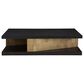 Ashley Kocomore Rectangular Coffee Table in Dark Warm Brown and Light Natural Oak, , large