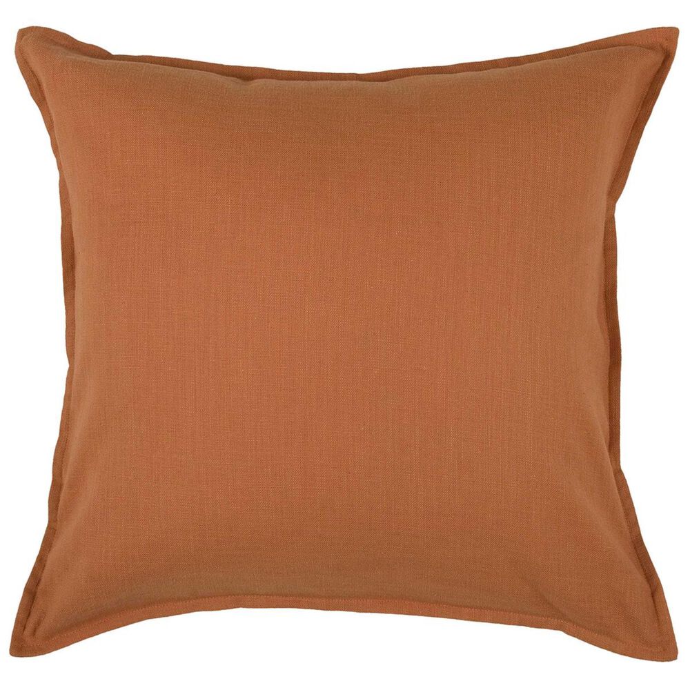 Rizzy Home 20" x 20" Pillow Cover in Solid Orange, , large