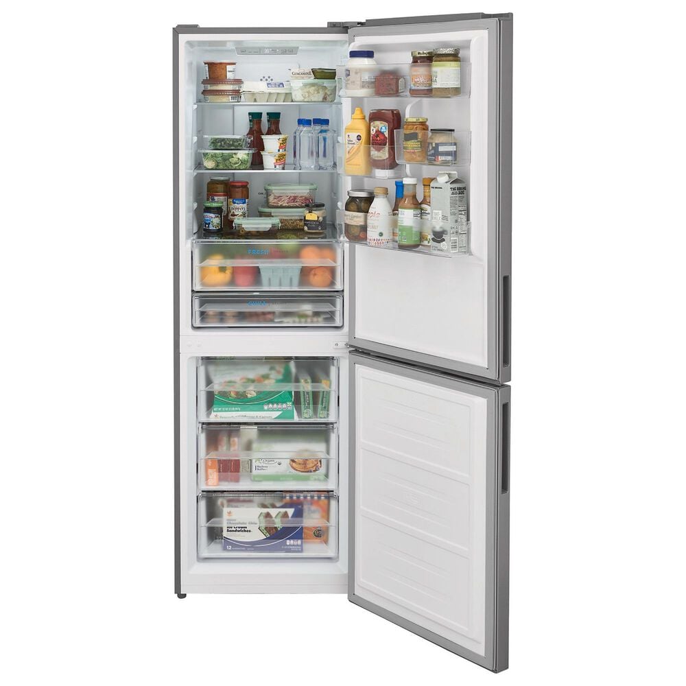 Frigidaire 11.51 Cu. Ft. Bottom Mount Freezer Refrigerator in Brushed Steel, , large