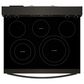 Whirlpool 5.3 Cu. Ft. Energy Star Electric Range with Air Cooking Technology in Black Stainless Steel, , large